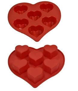 heart shape silicone cake mold, , baking molds, MUFFIN PANS
