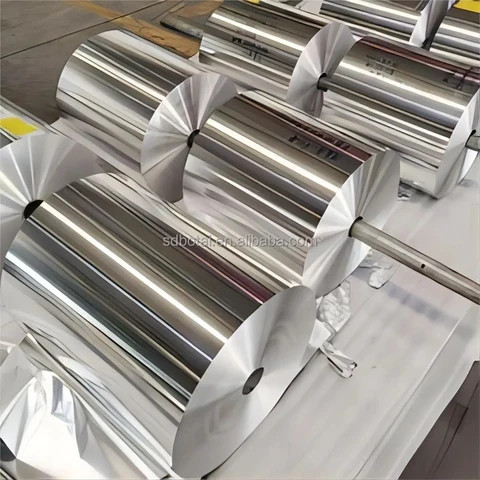 Heat Resistant 8011 8006 Aluminum Foil Jumbo Roll 12cm Aluminium Foil Catering Rolls For Restaurant