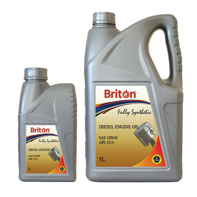 Buy Heavy Duty Diesel Engine Oil Briton Sae 10w40 Ci4 Total Protection High Performance Dubai