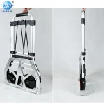 Heavy duty luggage cart  aluminum  folding luggage cart 100kgs