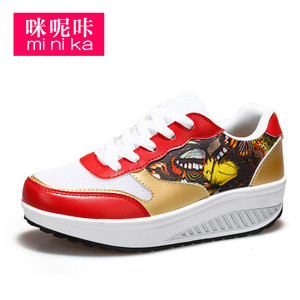 Height Increasing seasonal Casual Shoes For Women Swing Wedges Shoes Breathable shoes