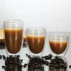 High borosilicate Insulated handmade Double wall glass espresso cup