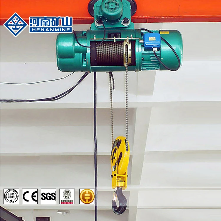 High Click Long Service Popular 1 , 2 , 3 , 5 , 6 , 8 , Tons Electric Hoist For Sale