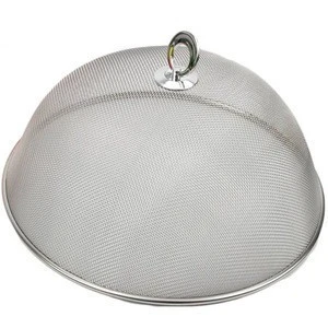 High Demand Kitchen Tools & Gadgets Stainless Steel Round Mesh Net Dome Food Cover For  Safe Hygiene Storage Display of Foods