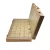 Import High-end Large Wooden Chess Board Game Set Folding Chinese Chess leather PU Box from China