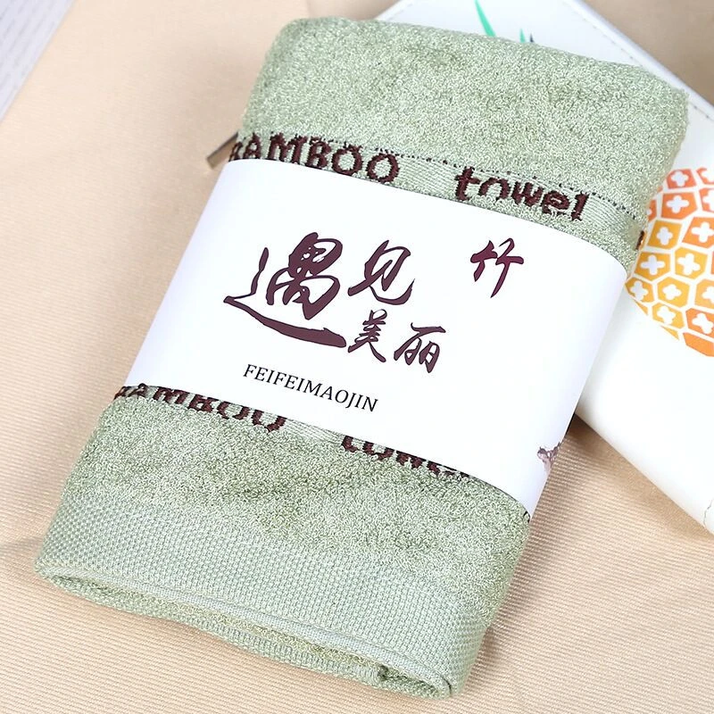 high quality bamboo printed skin-friendly bibulous bath towel