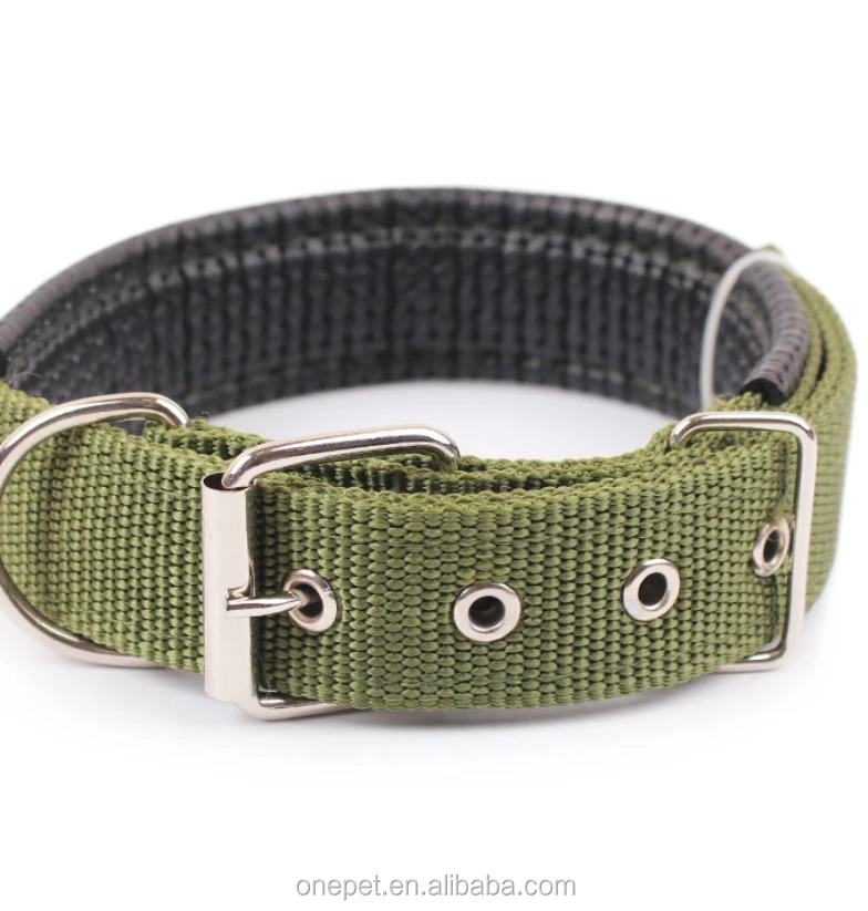 High quality blank pattern color pet harness accessories products pp polyester material dog collar