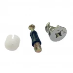 High Quality Cabinet Hardware Flat Zinc Plated Furniture Connector Nuts