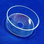 High quality clear quartz silica crucible for heating or chemical