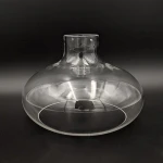 High Quality Decorative Hand Blown Glass Shade  Customized Clear Glass Lamp Shade For pendant lamp