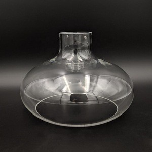 High Quality Decorative Hand Blown Glass Shade  Customized Clear Glass Lamp Shade For pendant lamp