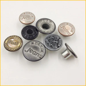 High quality Eco-friendly jeans buttons and rivets
