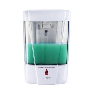 High quality electric hand sanitizer dispenser large capacity automatic plastic liquid soap dispenser for bathroom and kitchen