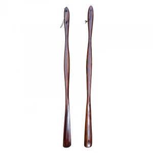 High Quality Extra Long Handle Jujube Wood Shoe Horn,Sturdy and Eco-friendly