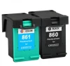 high quality HaiKe ink cartridge replace for HP CB335ZZ printer HP860 black color can show capacity ink cartridge