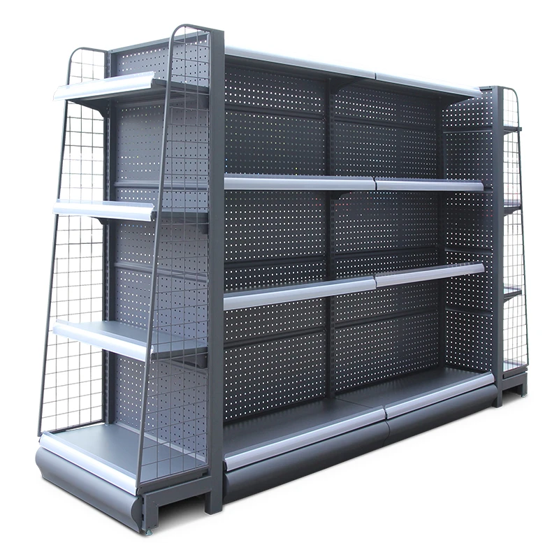 High Quality ISO9001/CE/SGS/TUV/BV Certificate Miniso display rack supermarket/store shelf wooden gondola