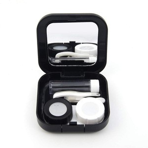 High Quality Luxury Colorful Case Contact Lenses Box &amp; Case Fashion Contact Lens Case Promotional Gift Free Shipping