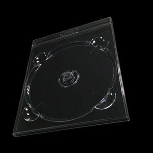 high quality media packaging factory special made single/double dvd tray