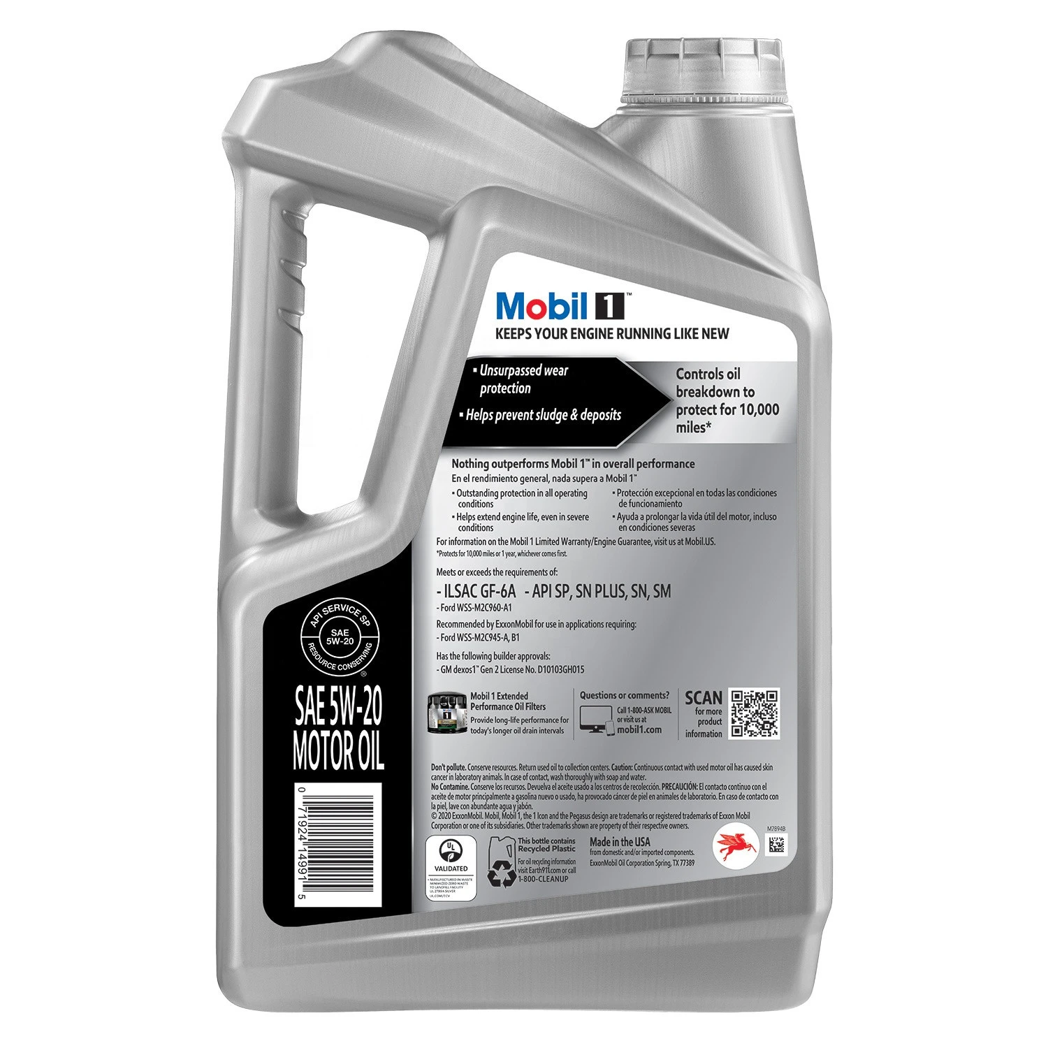 High quality Mobil 1 Automotive Lubricant Full Synthetic 5W-20, 5 Quart (4.73 Liter)