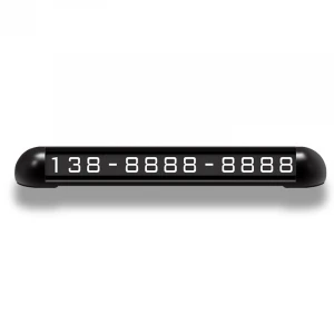 High Quality New Style Hidden  Parking Equipment Car  Mobile Phone Number Plate Temporary Parking Card