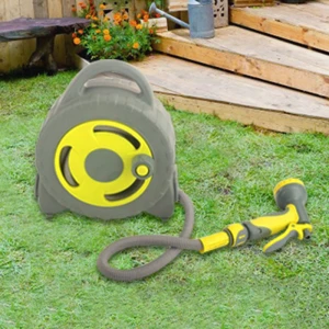 High Quality Plastic Retractable Portable Garden Water Hose Reel Durable Lightweight Garden Hose Holder Hook