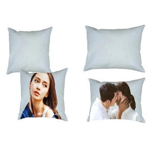 High Quality Rectangle Canvas sublimation blank Pillow Case for full size color printing
