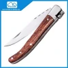 High quality rose wood handle laguiole folding knife