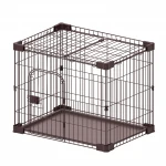 High Quality Steel wire Indoor dog crate cage from factory pet cages carriers & houses dog cages small animal playpen divider