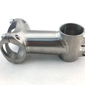 High quality titanium bicycle stem with light weight 25.4mm/31.8mm custom titanium bicycle parts for MTB,BMX