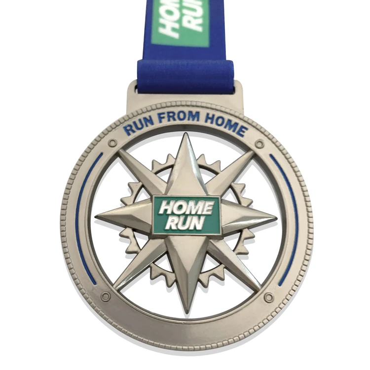 High Quality Wholesale Custom Metal Hollow Medal Marathon Running Sports Medals