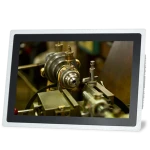 High resolution 19inch widescreen waterproof capacitive touch screen monitor wall mounted