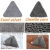 Import Holamopa Hot selling 360 Rotatable Adjustable Floor Water Absorption Wet And Dry Microfiber Mop Triangle Mop for home use from China