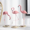 Home decoration resin crafts pink flamingo