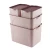 Import home plastic file storage boxes &amp; bins stackable clothing and toys organizer pp durable storage with lid from China