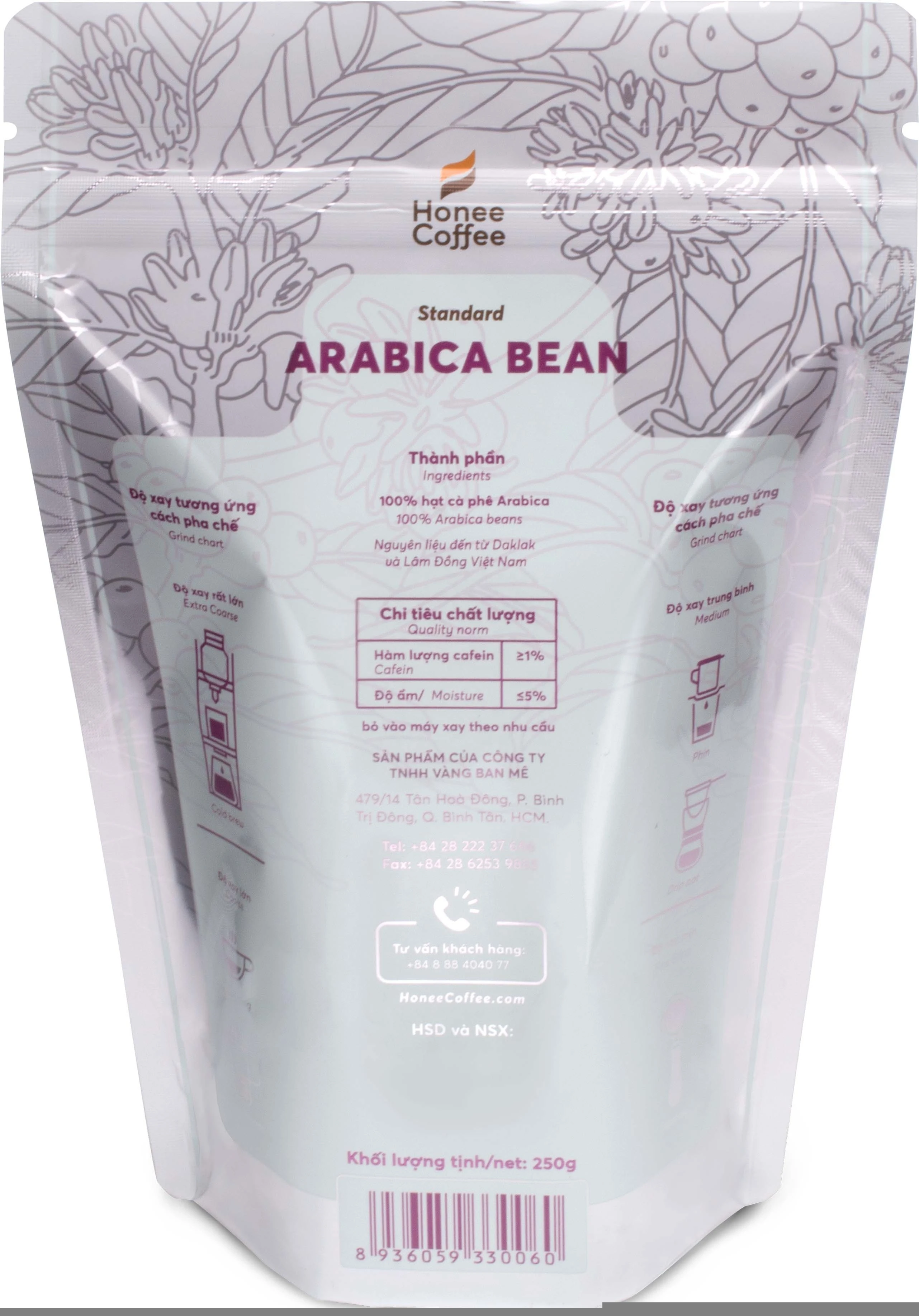 Honee Coffee - Vietnam Arabica coffee - Roasted coffee beans high quality 2020