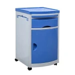 Hospital furniture ABS one drawer two shelves with castors hospital bedside locker/medical cabinet bedside cabinet CY-H811