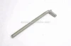 Hot forged fastener: step bolt of L shape with nut and washer