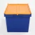 Import HOT heavy duty 40KG load plastic moving crates with foldable lids from China