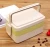 Import Hot Product Widely Used Eco Friendly Wheat Straw Plastic Retro Lunch Box Lunchbox Cutlery from China