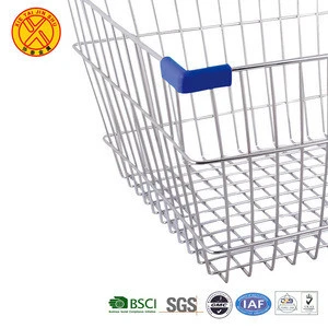 Hot sale 304 stainless steel wire shopping storage basket