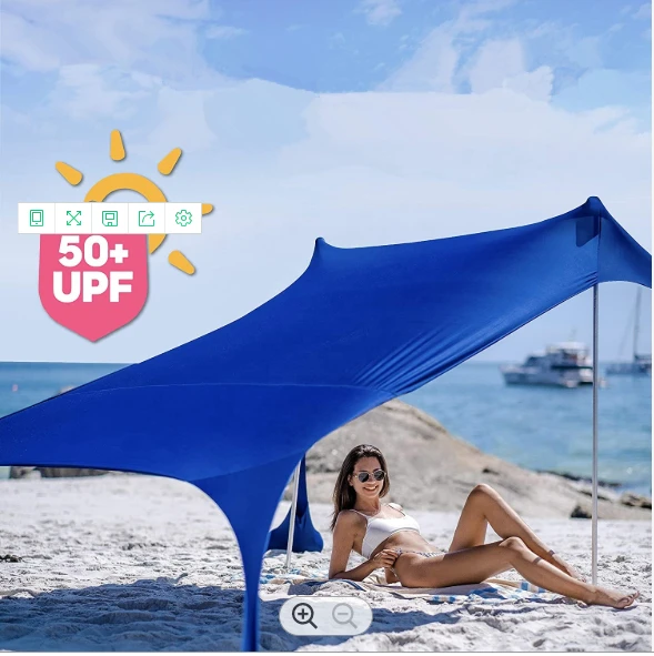 Hot Sale Customized , Portable Retractable Easy  /Summer Beach Sun Shade Tents/