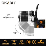 Hot Sale High Power XM L T6 Rechargeable Waterproof 6000 Lumen LED Headlamp