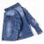 Import Hot sale Men Fashion washing Jacket Denim Jackets long sleeve with custom shank buttons denim jacket from China