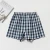 Import Hot Sale Men&#x27;s Boxers Cotton Mens Plaid Striped Loose Trunks Woven home Panties Boxer with Elastic Waistband Shorts from China