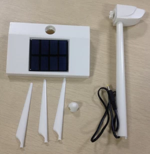 Hot sale mini white toy solar windmill