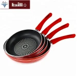 Hot sale non-stick aluminum frying pan with long steel handle non stick fry pan