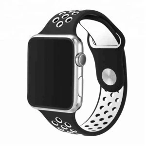Hot Sales 42mm 38mm Strap Silicon Sports Watch Band Strap for Apple Watch