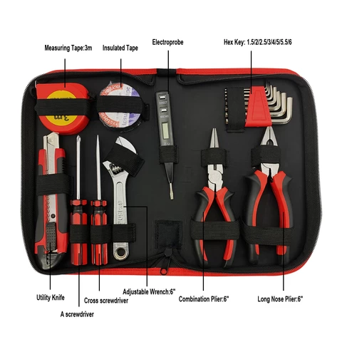 Hot Selling 18pcs Household Repair Tool Set Maintenance Tool Kit