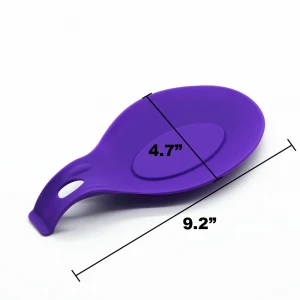 Hot selling BPA Free Stovetop Spoon Rest Easy Clearn Kitchen Utensil Spoon Holder Modern Silicone Spoon Rest