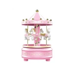 Hot selling children musical box classic Gift toys music carousel horse music boxes
